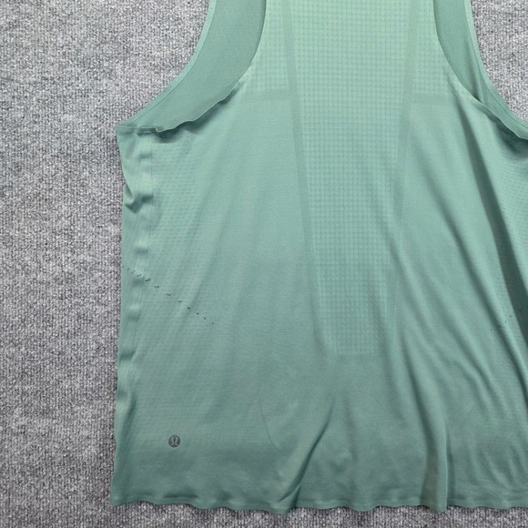 Lululemon Athletic Tank Top Women Green Racerback Performance Gym Workout - Picture 6 of 8